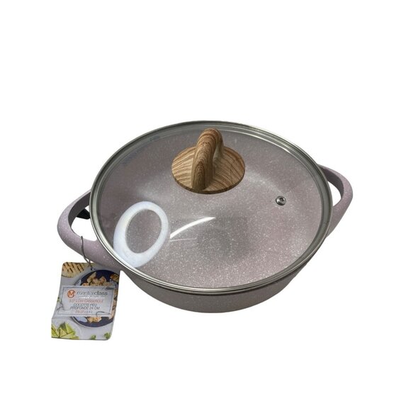 Master Class Vented Lid 2.6QT MasterClass Cookware 9.5" Low Casserole Dish - Picture 1 of 7